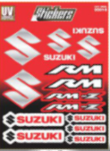 PLANTILLA DE CALCOMANÍA SUZUKI COLOR ROJO