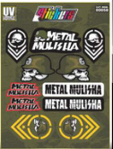 PLANTILLA DE CALCOMANÍA METAL MULISHA VERDE