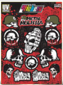 PLANTILLA DE CALCOMANÍA METAL MULISHA COLOR ROJO