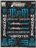 PLANTILLA DE CALCOMANÍA MONSTER COLOR AZUL