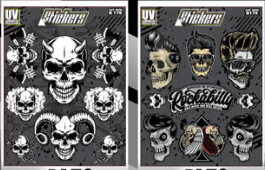 PLANTILLA DE CALCOMANÍA CALAVERA