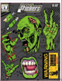 PLANTILLA DE CALCOMANÍA ZOMBIE
