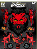 PLANTILLA DE CALCOMANÍA DIABLITO