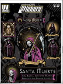 PLANTILLA DE CALCOMANÍA SANTA MUERTE COLOR MORADO