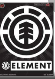 CALCOMANÍA MEDALLÓN ELEMENT COLOR NEGRO