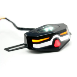 CALAVERA STOP LED PREMIUM MULTIFUNCIONAL LUZ AMARILLA/BLANCA