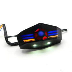 CALAVERA STOP NEON UNIVERSAL LUZ AMARILLA/AZUL