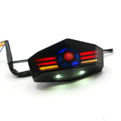 CALAVERA STOP NEON UNIVERSAL LUZ AMARILLA/ROJA