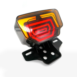 CALAVERA STOP NEON BASE ITALIKA FT LUZ AMARILLA/ROJA