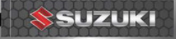 LLAVERO CON CINTA GRANDE SUZUKI COLOR NEGRO CON PUNTOS