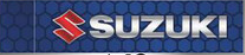 LLAVERO CON CINTA GRANDE SUZUKI COLOR AZUL CON PUNTOS