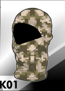 BALACLAVA DE MILITAR COLOR VERDE CLARO