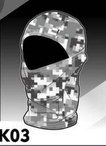 BALACLAVA DE MILITAR COLOR GRIS