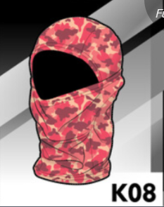 BALACLAVA DE MANCHITAS COLOR ROSA