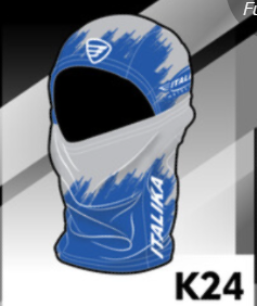 BALACLAVA ITALIKA COLOR AZUL CON GRIS