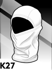 BALACLAVA LISA DE COLOR BLANCO