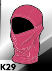 BALACLAVA LISA DE COLOR ROSA