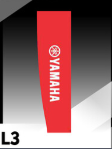 MANGAS YAMAHA COLOR ROJO