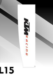 MANGAS KTM COLOR BLANCO