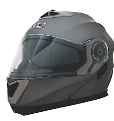 CASCO IRON RACING ABATIBLE TALLA M IR-160 COLOR TITANIUM MATE