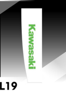 MANGAS KAWASAKI COLOR BLANCO