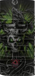 BANDANA CALAVERA COLOR VERDE CON NEGRO