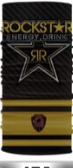 BANDANA ROCKSTAR COLOR AMARILLO CON NEGRO