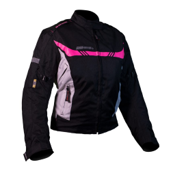 CHAMARRA RM TECH SP-1333 TALLA S COLOR NEGRO/ROSA
