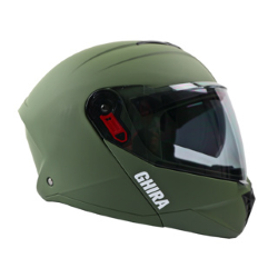 CASCO GHIRA ABATIBLE GH1000 TALLA M PRO MILITAR COLOR VERDE MATE