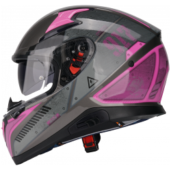 CASCO HAX CERRADO IMPULSE DROID TALLA S COLOR GRIS/ROSA