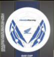 CALCOMANIA PROTECTOR TAPON DE GASOLINA HONDA COLOR BLANCO/AZUL