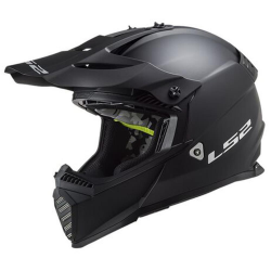 CASCO LS2 CROSS FAST EVO TALLA S COLOR NEGRO MATE MX437