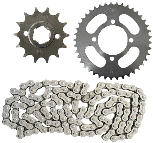 KIT DE SPROCKET SAYTO P/ C90 (36 X 14T 420H X 98L) KIT ARRASTRE