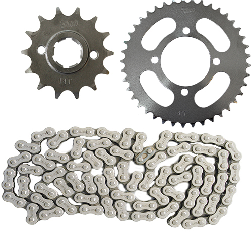 KIT DE SPROCKET SAYTO P/ CB 250 (33 X 14T 520H X 106L) KIT ARRASTRE