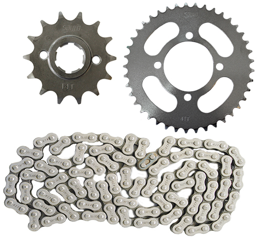 KIT DE SPROCKET SAYTO P/ RX100 (39 X 15T 428H X 118L) KIT ARRASTRE