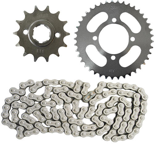 KIT DE SPROCKET SAYTO P/ RXZ100 (35 X 14T 428H X 110L) KIT ARRASTRE