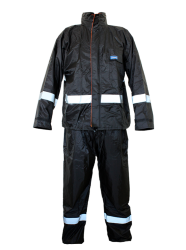 IMPERMEABLE WINDSOR 2 CAPAS TALLA S COLOR NEGRO