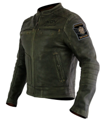 CHAMARRA KOV PIEL K-FORCE TALLA L COLOR VERDE