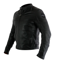 CHAMARRA KOV PIEL V1 TALLA M COLOR NEGRO