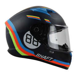 CASCO SHAFT CERRADO SH522 TALLA XL KMUZ COLOR NEGRO/AZUL
