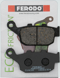 BALATAS FERODO FRENO DE DISCO FDB2258EF P/ 250Z VX250 VSTROM 250 ZAPATA