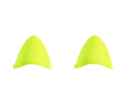 OREJA DE PLASTICO P/ CASCO COLOR AMARILLO