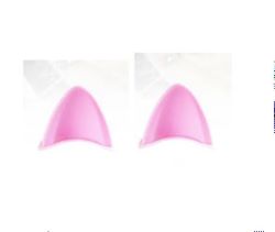 OREJA DE PLASTICO P/ CASCO COLOR ROSA