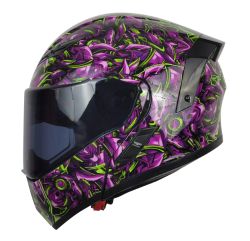 CASCO KOV ABATIBLE ESTELAR TALLA S TITAN COLOR MORADO