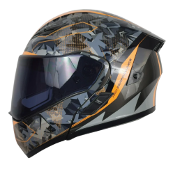 CASCO KOV ABATIBLE ESTELAR TALLA L WRAP COLOR NARANJA