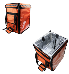 MOCHILA DE REPARTO TERMICA COLOR NARANJA 39X34X54