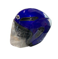 CASCO 3/4 TALLA L COLOR AZUL