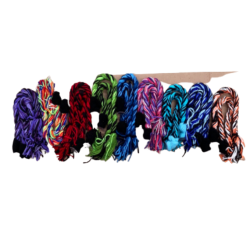 TRENZAS PARA CASCO VARIOS COLORES