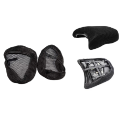 MALLA CUBRE ASIENTO DOBLE P/ FZ 2.0 PULSAR 200NS COLOR NEGRO/AZUL