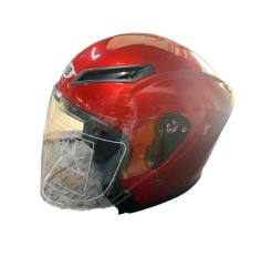 CASCO 3/4 TALLA L COLOR ROJO